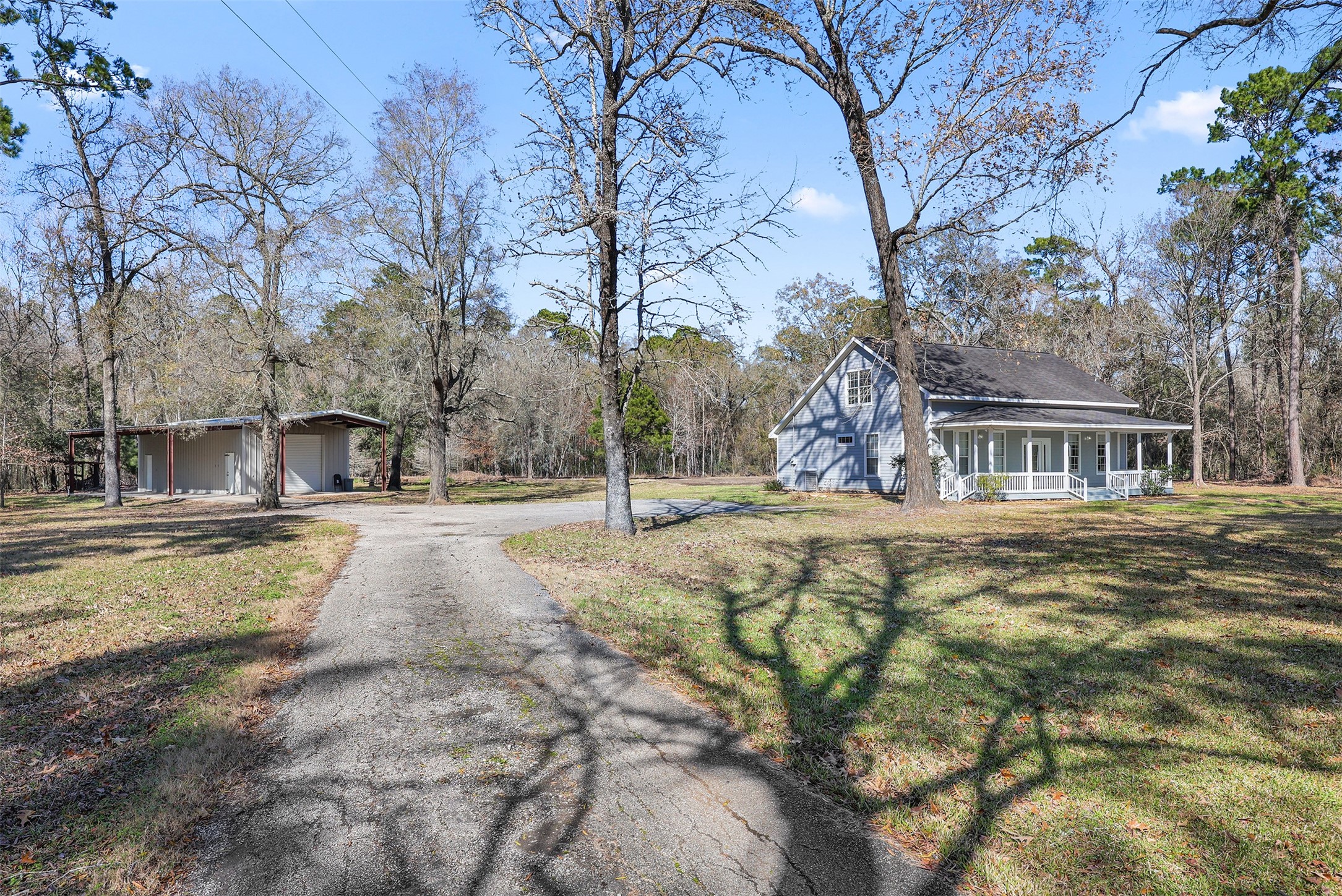 1635 Wallisville-Turtle Bayou Road Wallisville, TX 77597 - Photo 5 of 46 a view of outdoor space yard and swimming pool