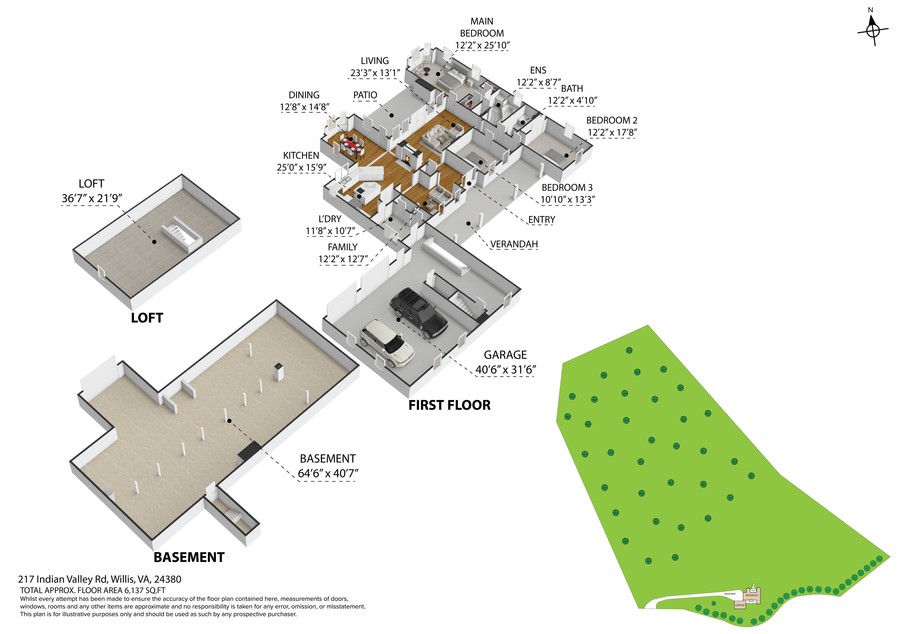 217 Indian Valley Road Willis, VA 24380 - Photo 119 of 120 3D Floor Plan