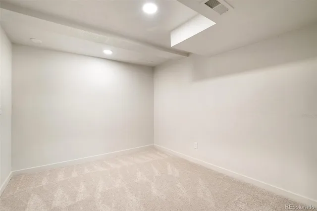 a view of empty room