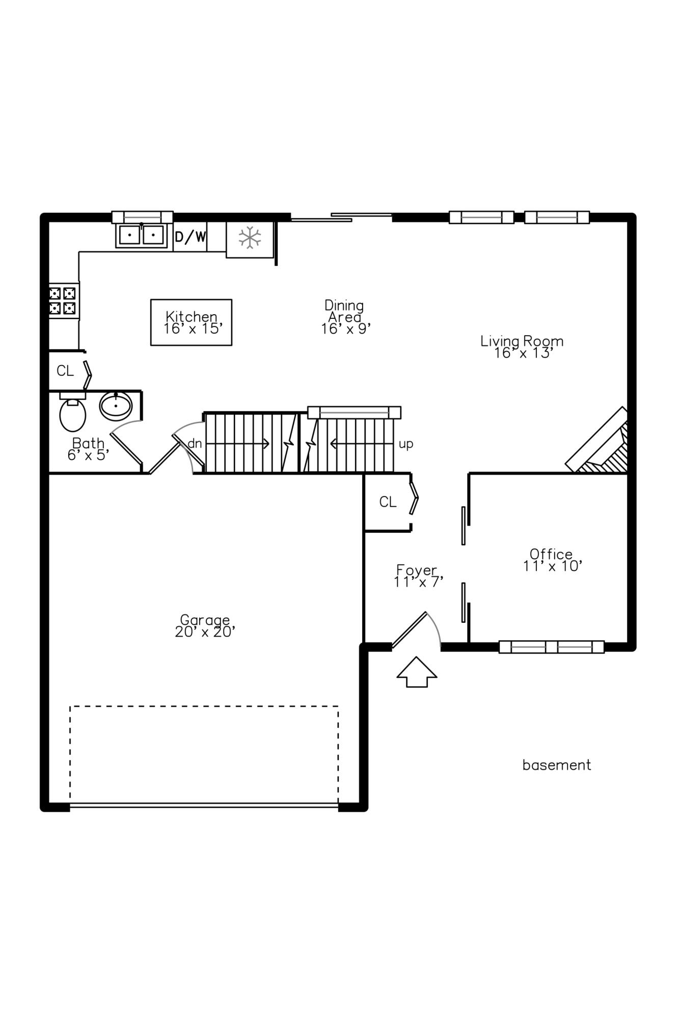 6035 Ravine Court Ypsilanti, MI 48197 - Photo 47 of 48 MLS4a_MainLevel_Floorplan