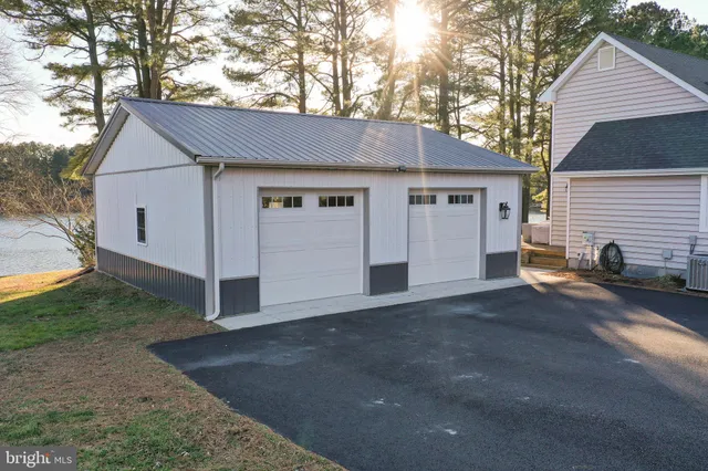 a view of a terrace with sky view