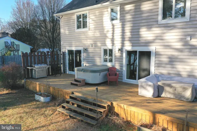a view of a lake next to a building