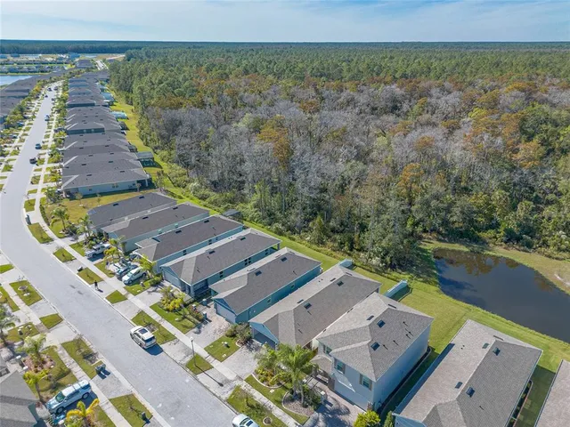 a view of a yard with an outdoor space