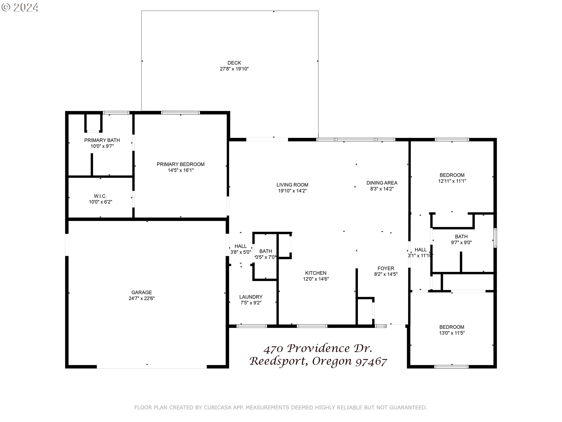 470 Providence Drive Reedsport, OR 97467 - Photo 41 of 41 a picture of a floor plan