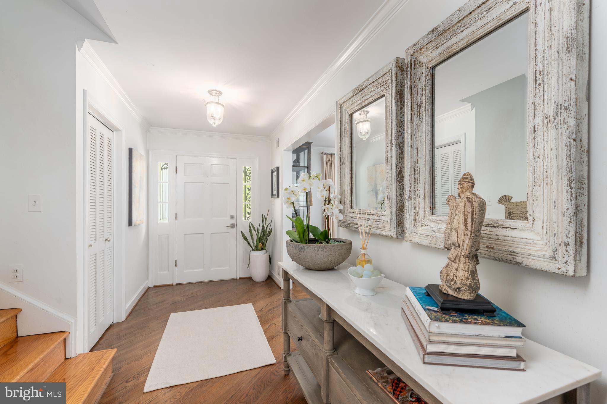 7407 Churchill Road McLean, VA 22101 - Photo 3 of 35 Entrance Foyer welcomes you. Hardwoods throughout