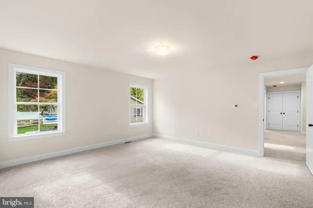 a view of an empty room