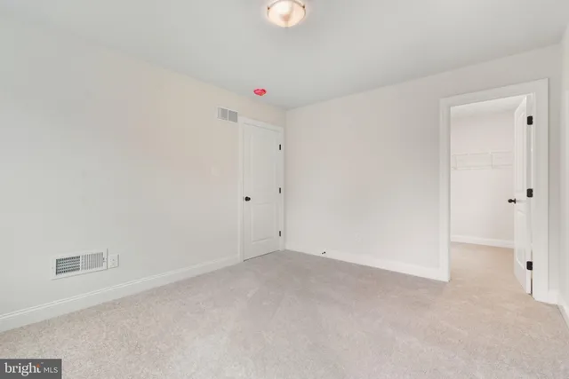 a view of an empty room