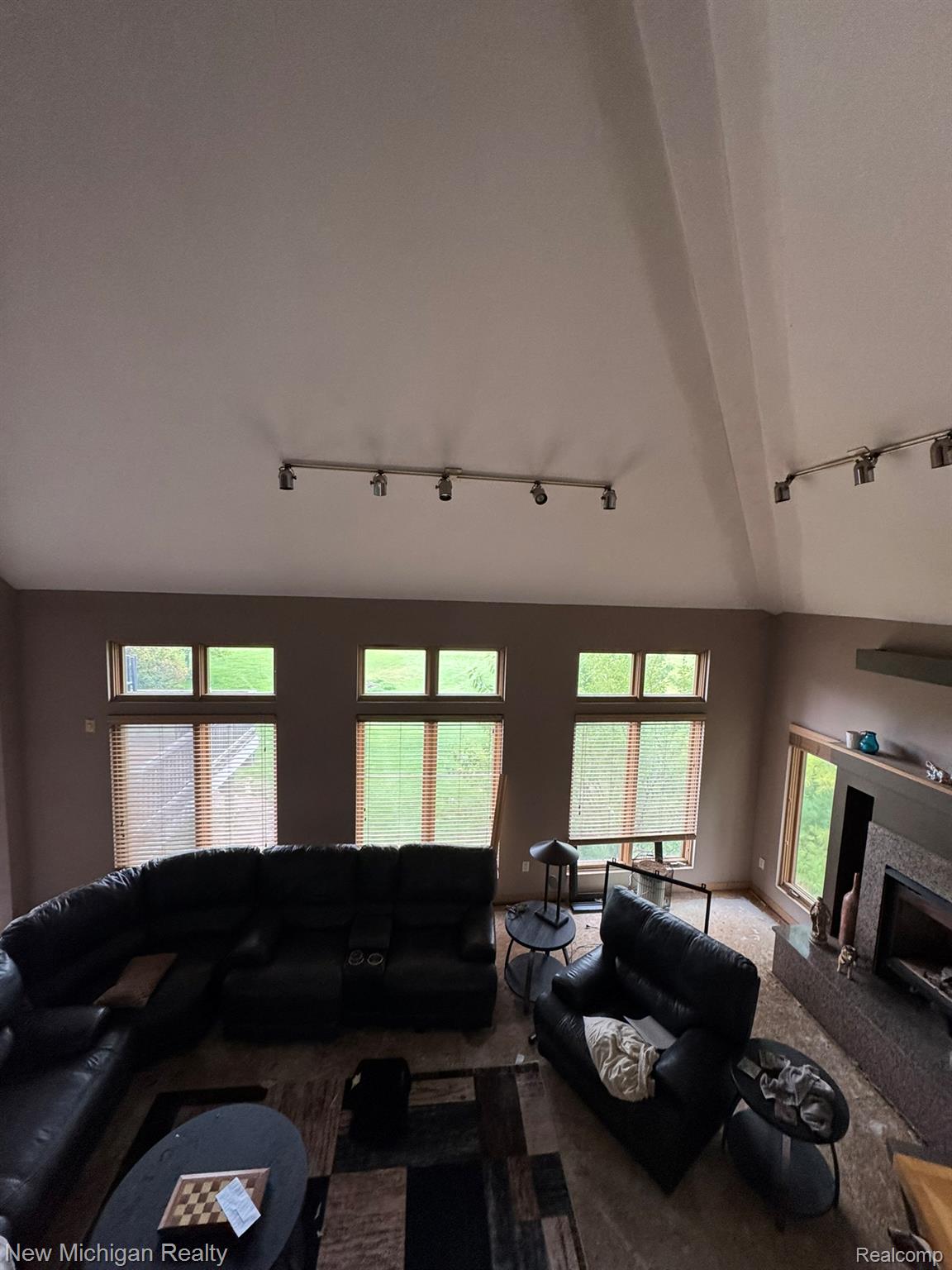 11082 Blaine Road Brighton, MI 48114 - Photo 24 of 34 Vaulted ceiling with track lighting