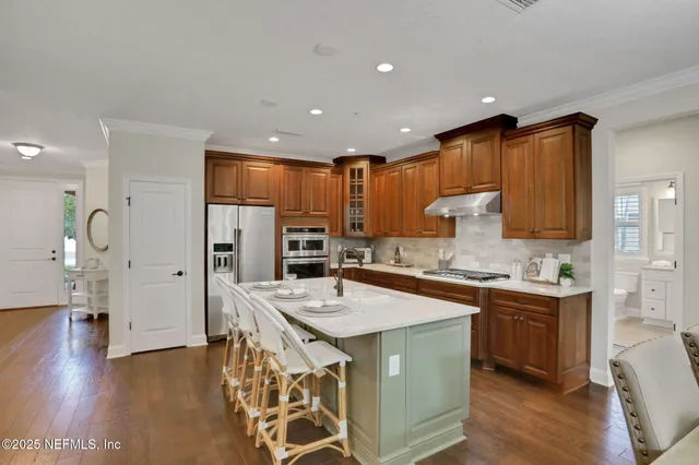 a outdoor view with a sitting space