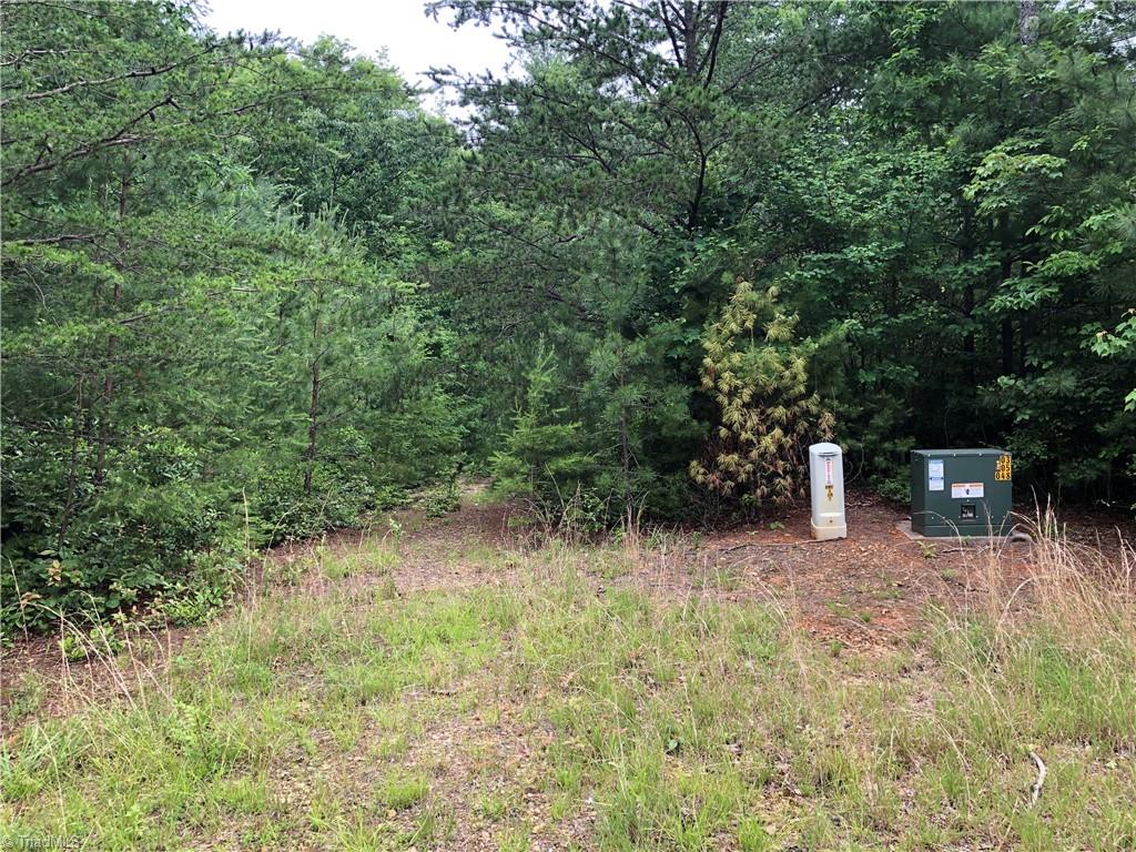 Lot 126 Pepper Bush Road Purlear, NC 28665 - Photo 4 of 28 Cul-de-sac on Pepper Bush Road. Park and walk the path to the left of the utility boxes to the gate.