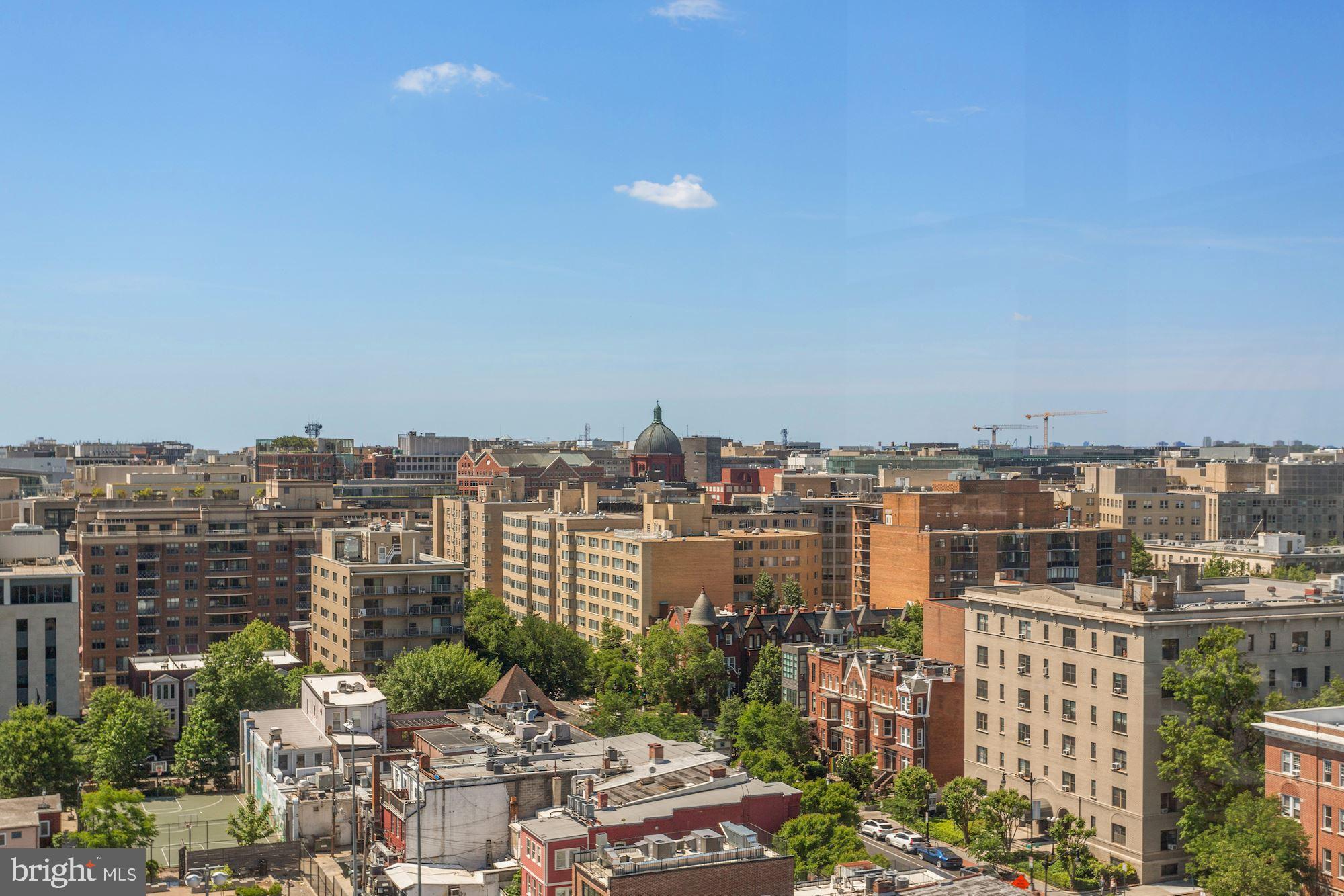 1615 Q Street Northwest, Unit 1012 Washington, DC 20009 - Photo 37 of 39 a view of a city with tall buildings