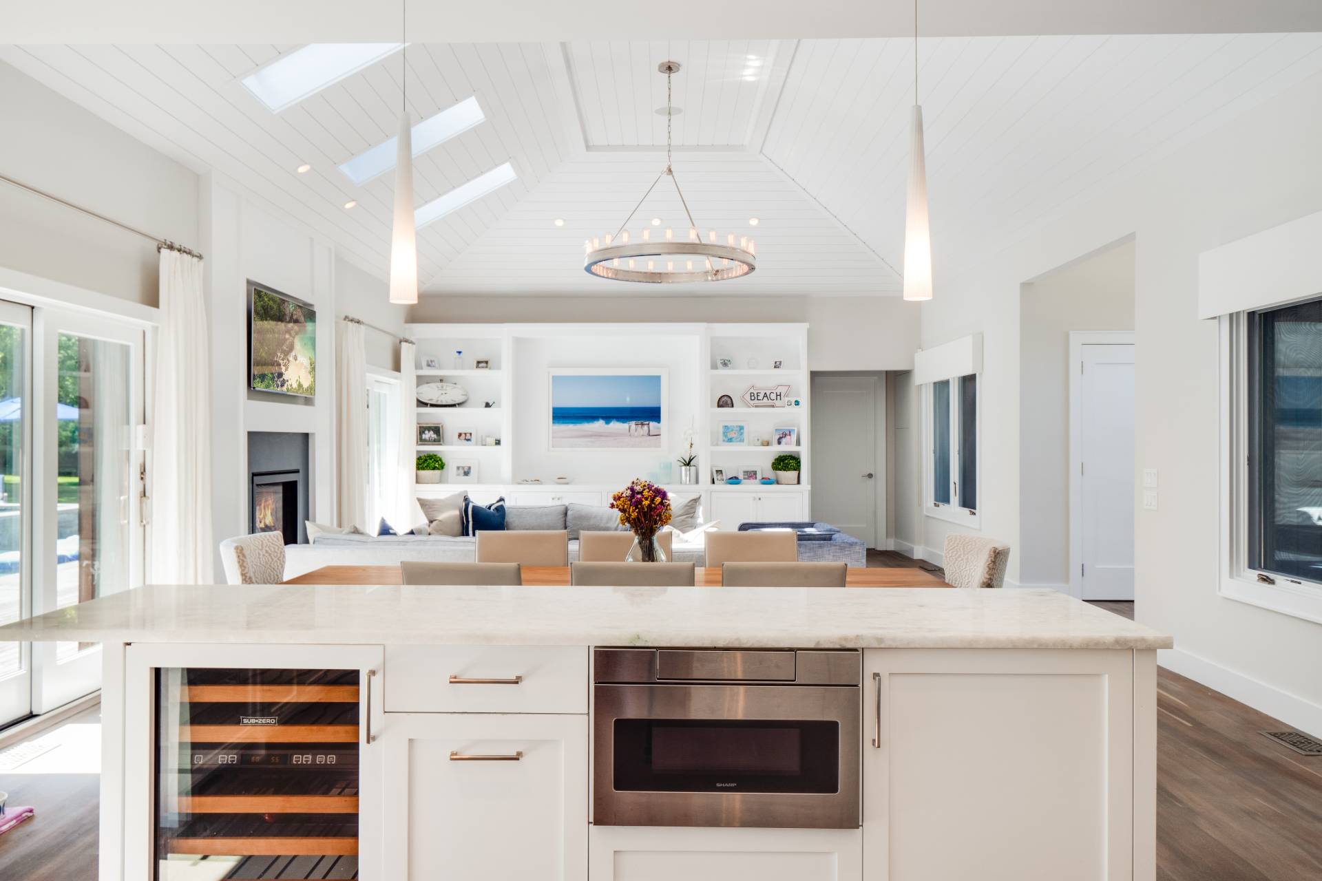 6 Bridle Path Remsenburg, NY 11960 - Photo 6 of 15 a kitchen with stainless steel appliances a stove cabinets and wooden floor