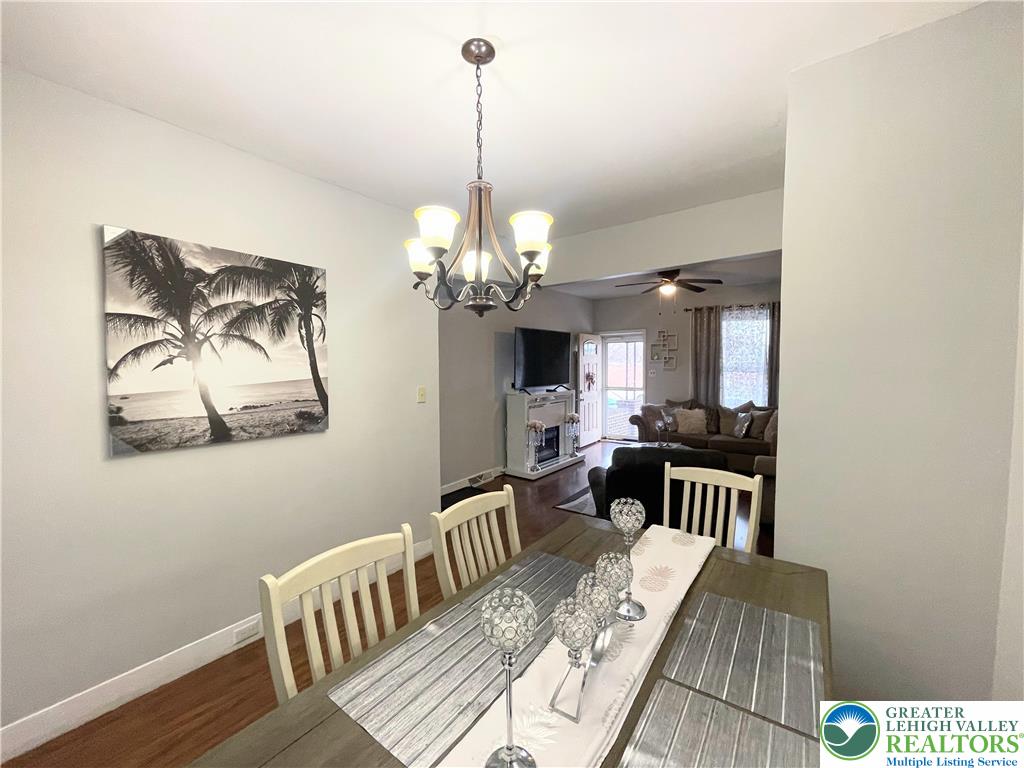 633 Maple Street Bethlehem, PA 18018 - Photo 5 of 14 a view of a dining room with furniture and wooden floor