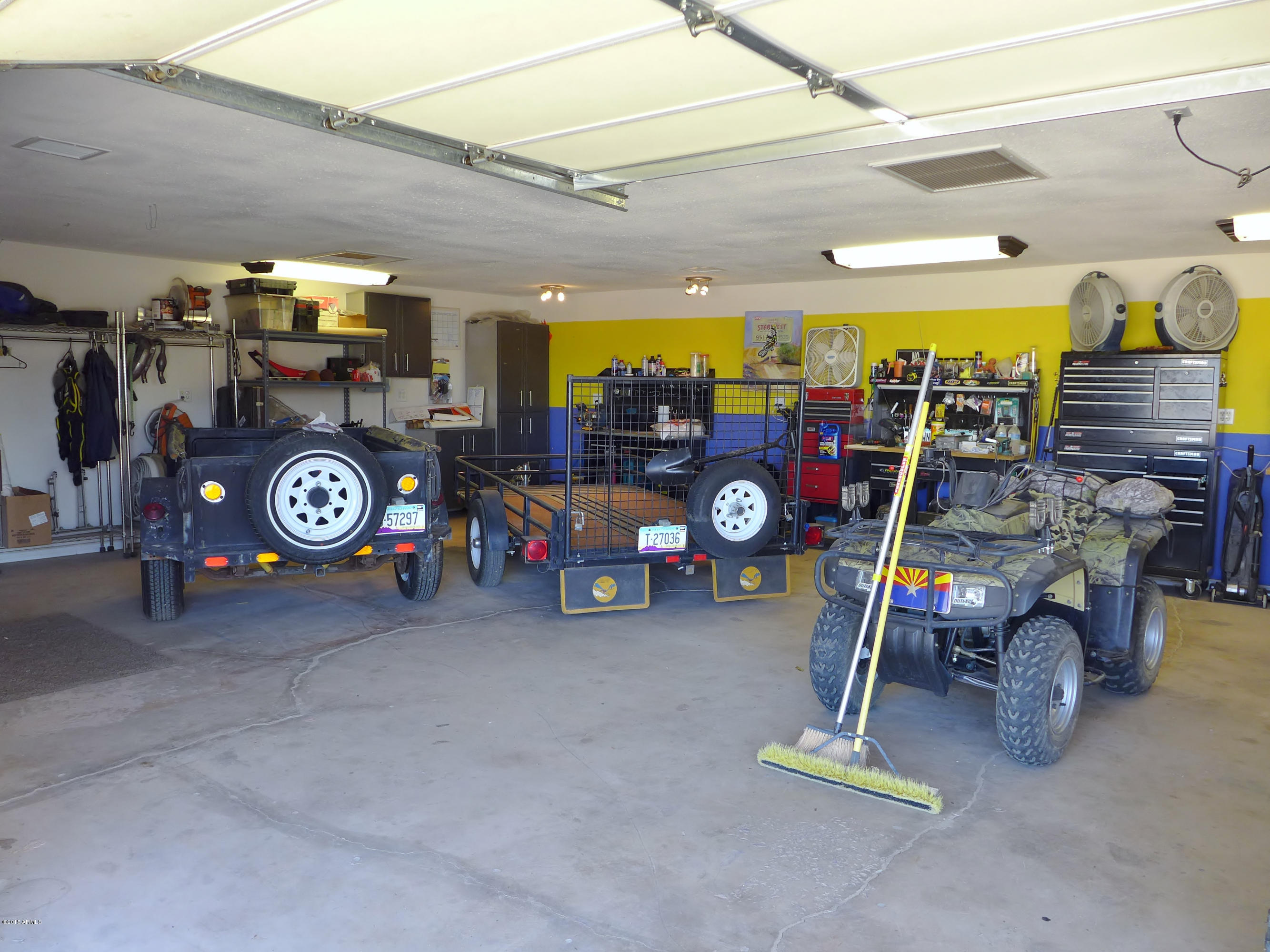 19007 West Roadrunner Road Wittmann, AZ 85361 - Photo 37 of 56 Huge 4 Car Garage