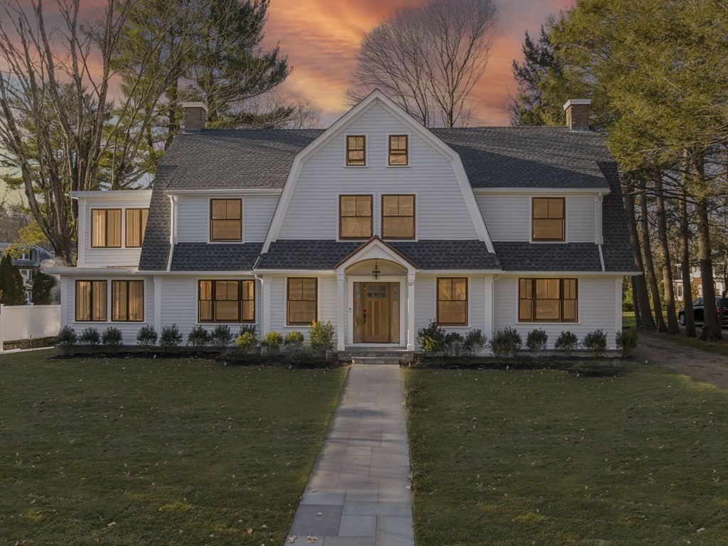 117 Abbott Road Wellesley, MA 02481 - Photo 34 of 34 a front view of a house with a yard