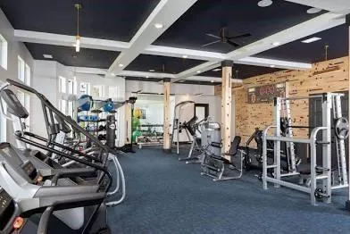 a front view of a building