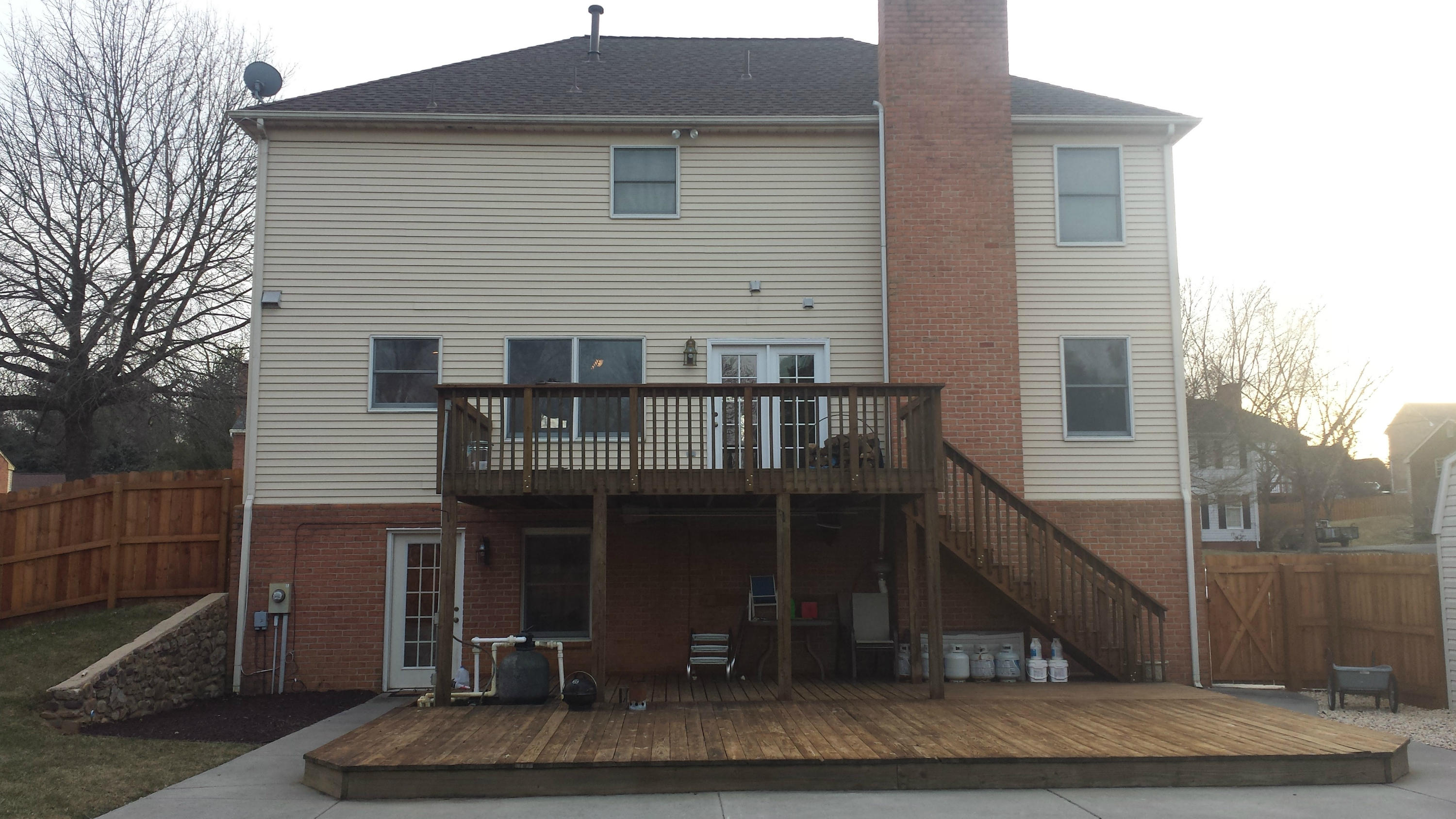 5139 Britaney Road Roanoke, VA 24012 - Photo 40 of 62 Back of House with Large Decking Area