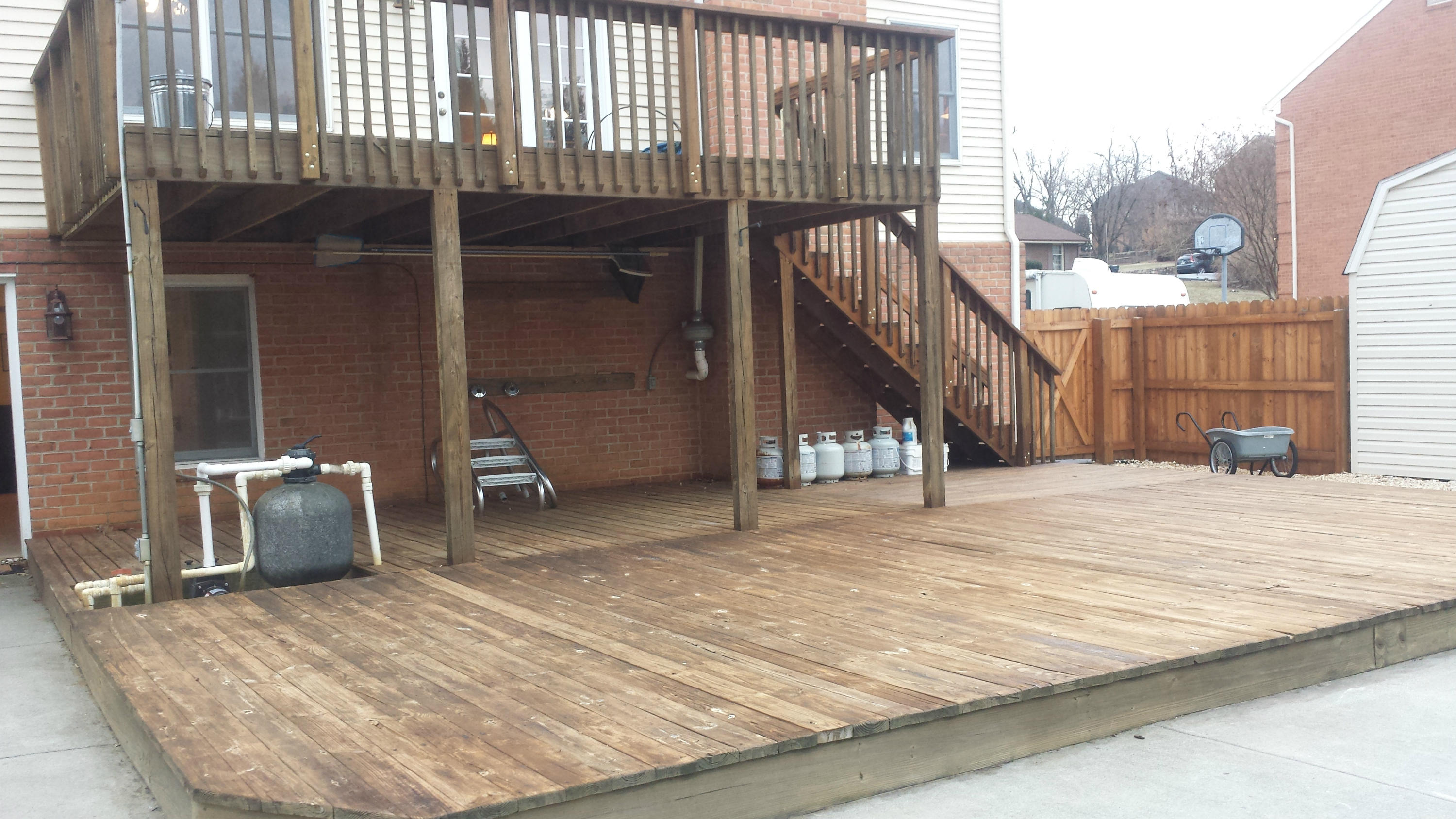 5139 Britaney Road Roanoke, VA 24012 - Photo 50 of 62 Extra Large Back Patio and Deck