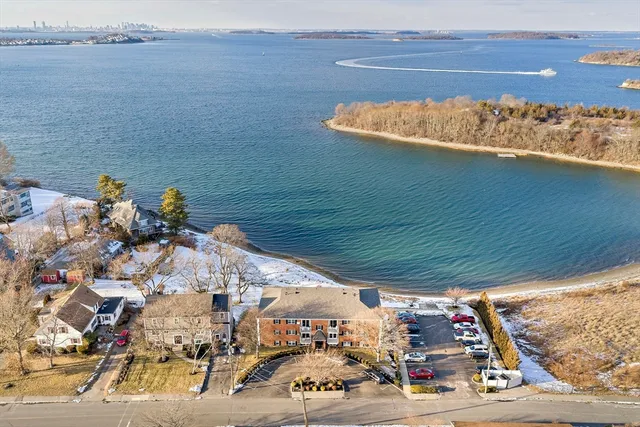 a city view with tall buildings