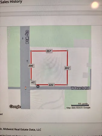 a close up of a mirror