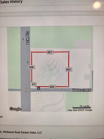 a close up of a mirror