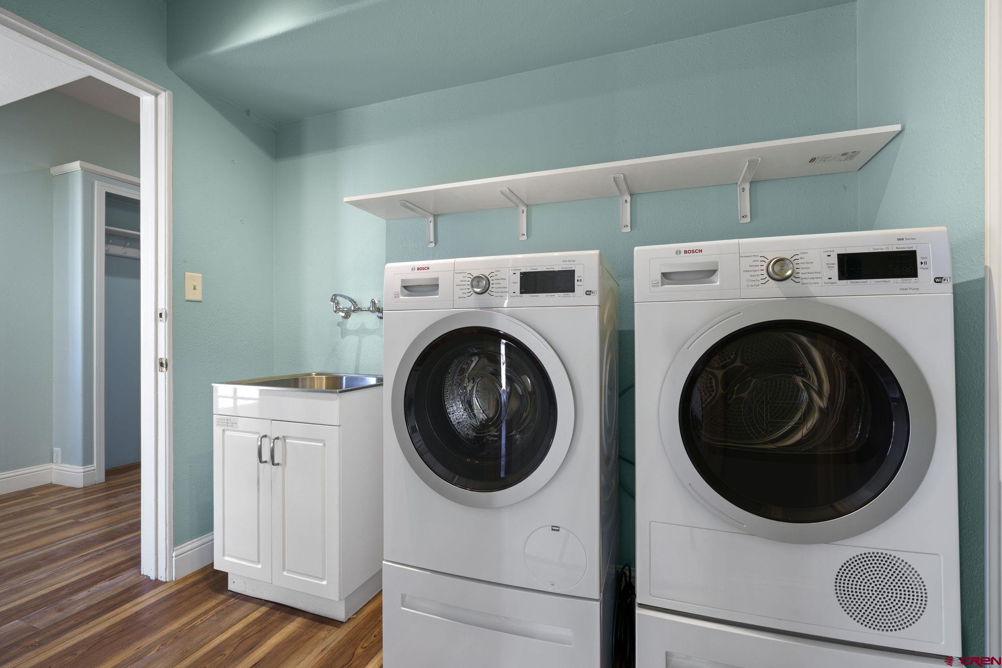 486 South Church Street Bayfield, CO 81122 - Photo 25 of 32 a utility room with dryer and washer