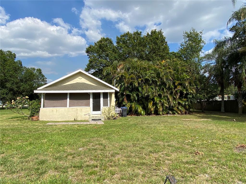 Home With View of Lot 2 On Right
