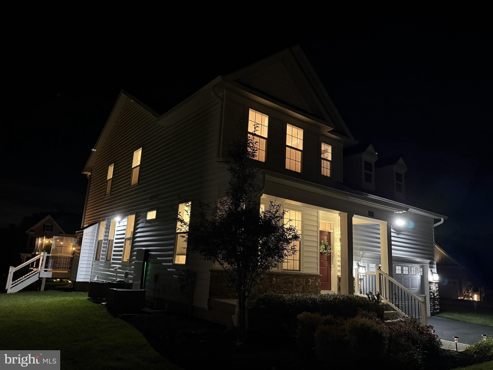 117 Foreside Road Malvern, PA 19355 - Photo 69 of 71 Side & Front Motion Sensor Flood Lights-By Night