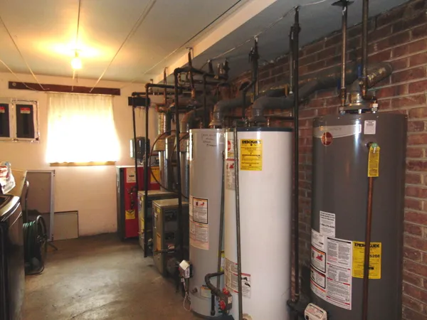 a view of storage and utility room