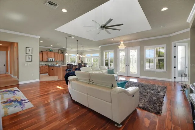 a view of a dining area with furniture window and wooden floor