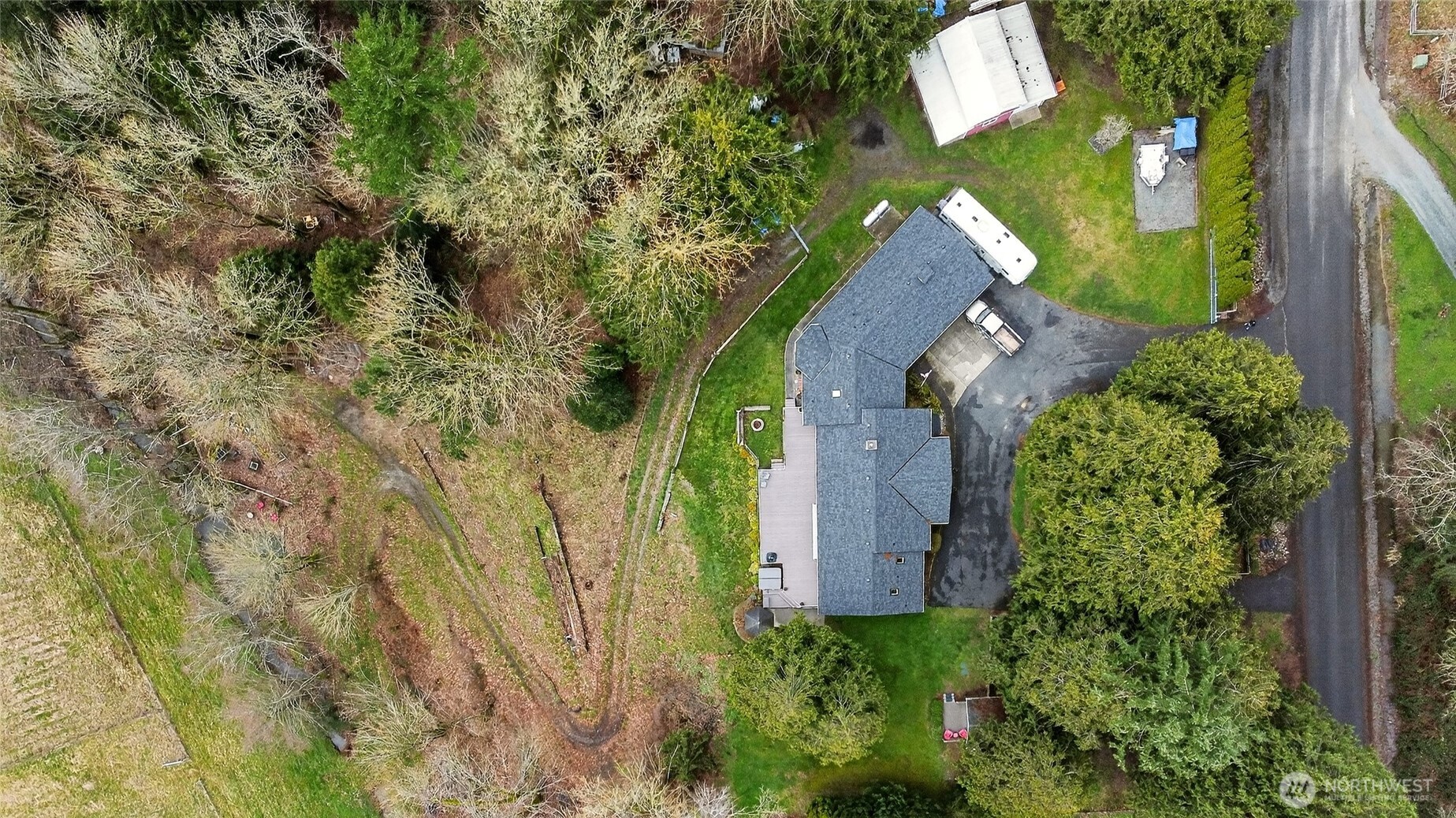 20070 Park Ridge Lane Sedro-Woolley, WA 98284 - Photo 2 of 40 an aerial view of a house