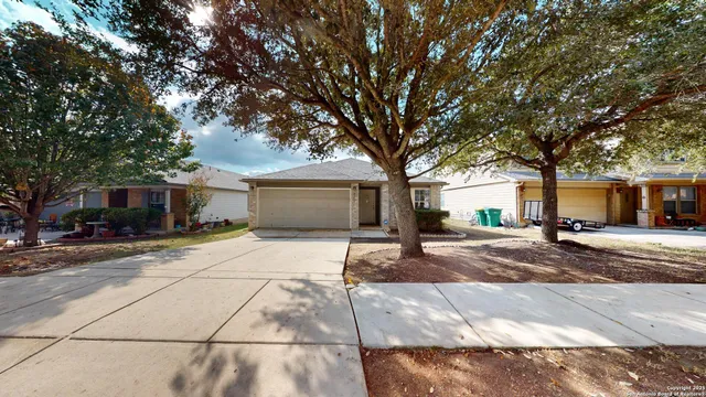 a house view with a outdoor space