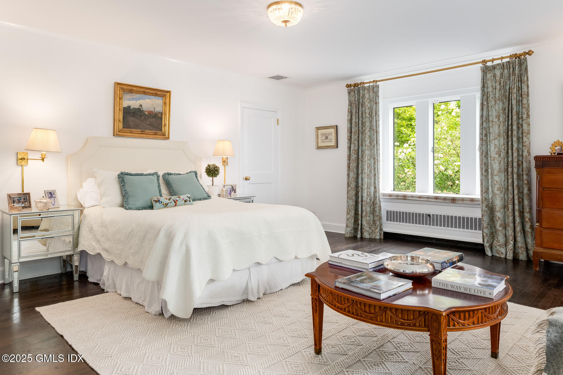 78 Khakum Wood Road Greenwich, CT 06831 - Photo 12 of 27 a bedroom with a bed and window
