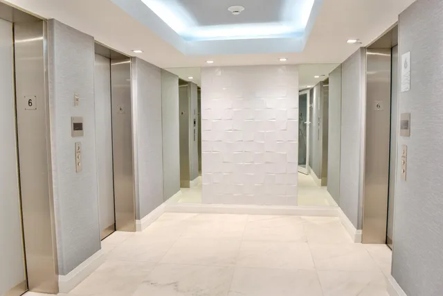 a view of hallway with stairs