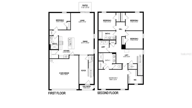 a picture of a floor plan