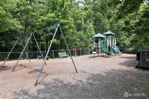 a view of outdoor space with trampoline