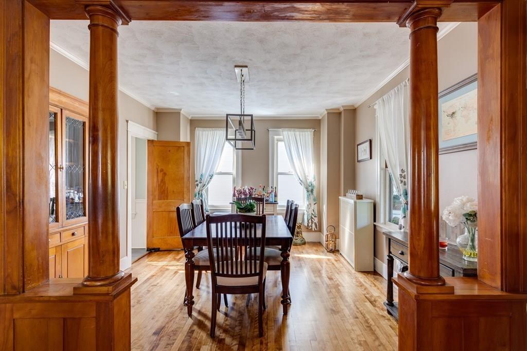 27 Hadwen Road Worcester, MA 01602 - Photo 5 of 27 a view of a dining room with furniture window and wooden floor
