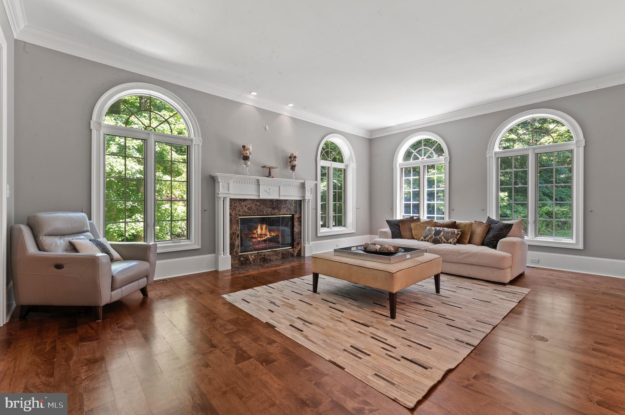 23 Old Covered Bridge Road Newtown Square, PA 19073 - Photo 8 of 65 Formal Living Room with Gas Fireplace