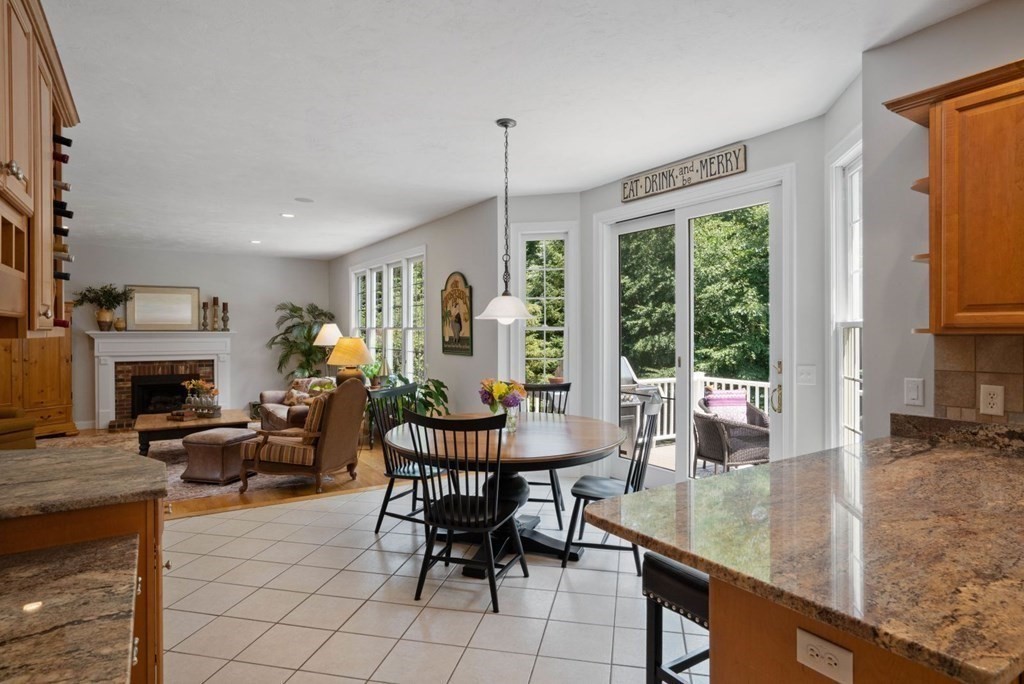 22 Falcon Ridge Drive Hopkinton, MA 01748 - Photo 11 of 42 a dining room with furniture mountain view and a window