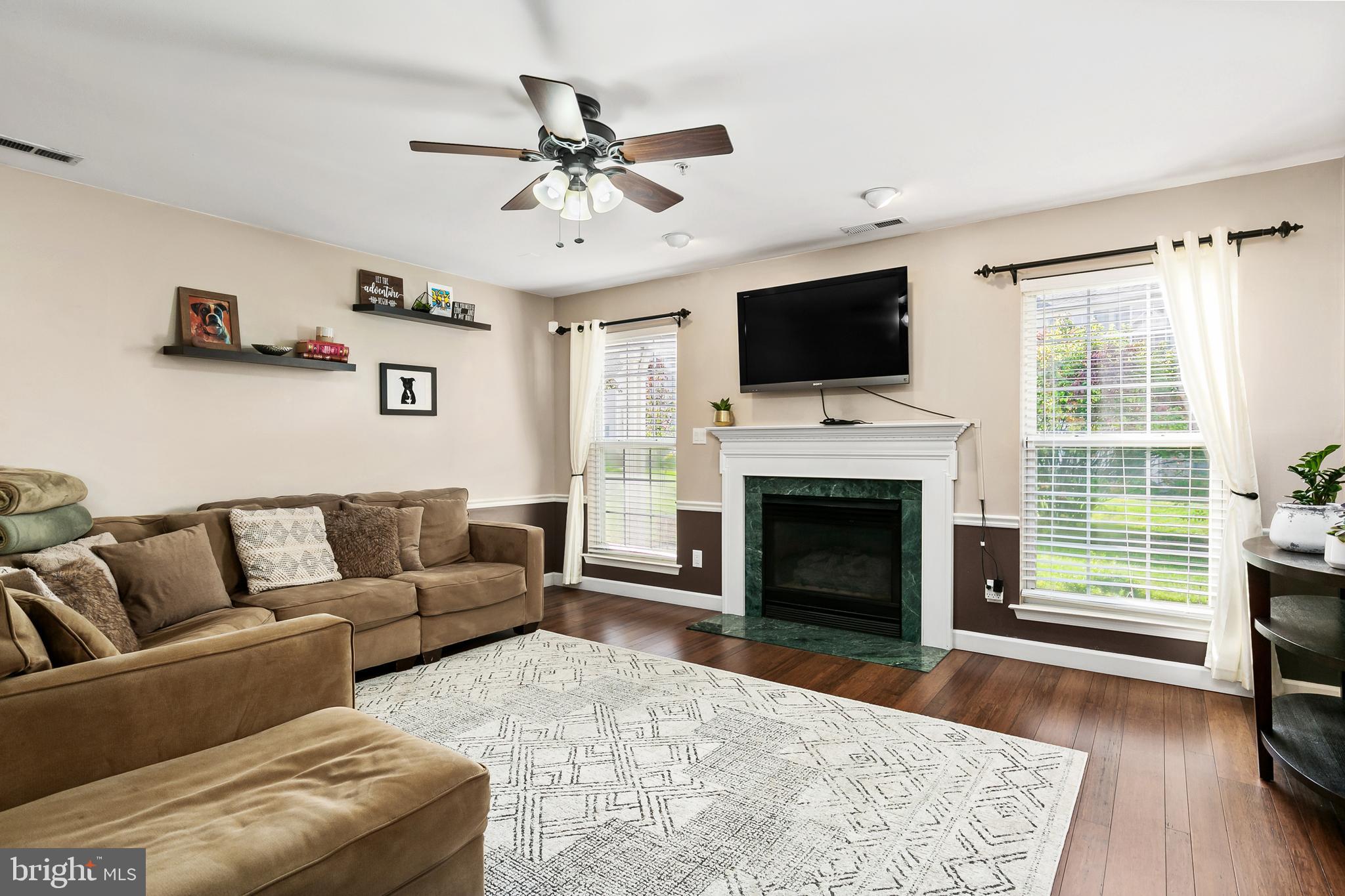 1205 Wharton Road Mount Laurel, NJ 08054 - Photo 6 of 30 Spacious Family Room with Gas Fireplace