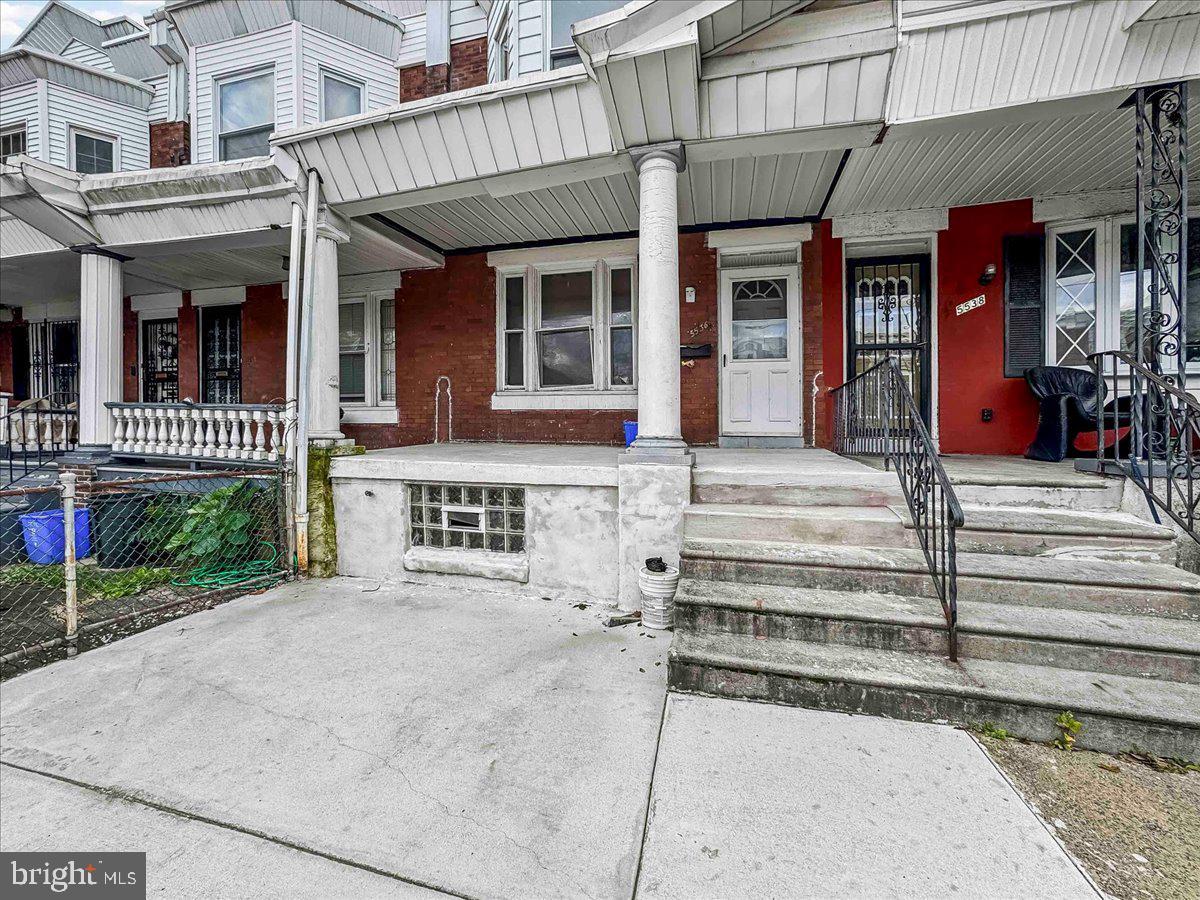 5536 Pine Street Philadelphia, PA 19143 - Photo 28 of 32 a front view of a house with a garage