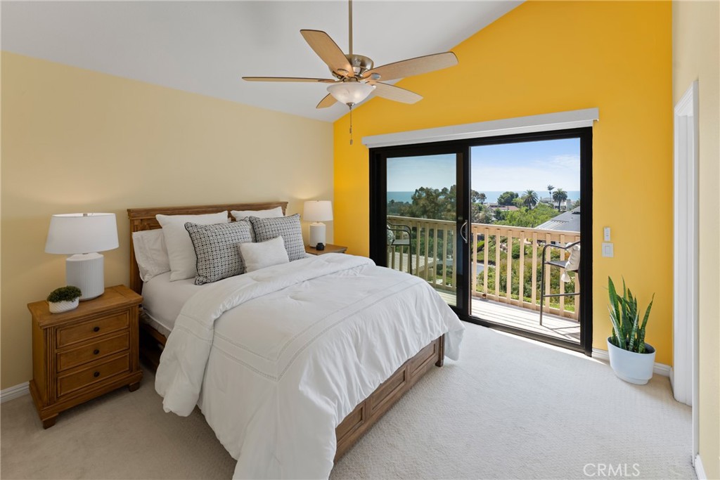 308 Avenida Adobe San Clemente, CA 92672 - Photo 19 of 40 a bed sitting in a bedroom next to a blue wall