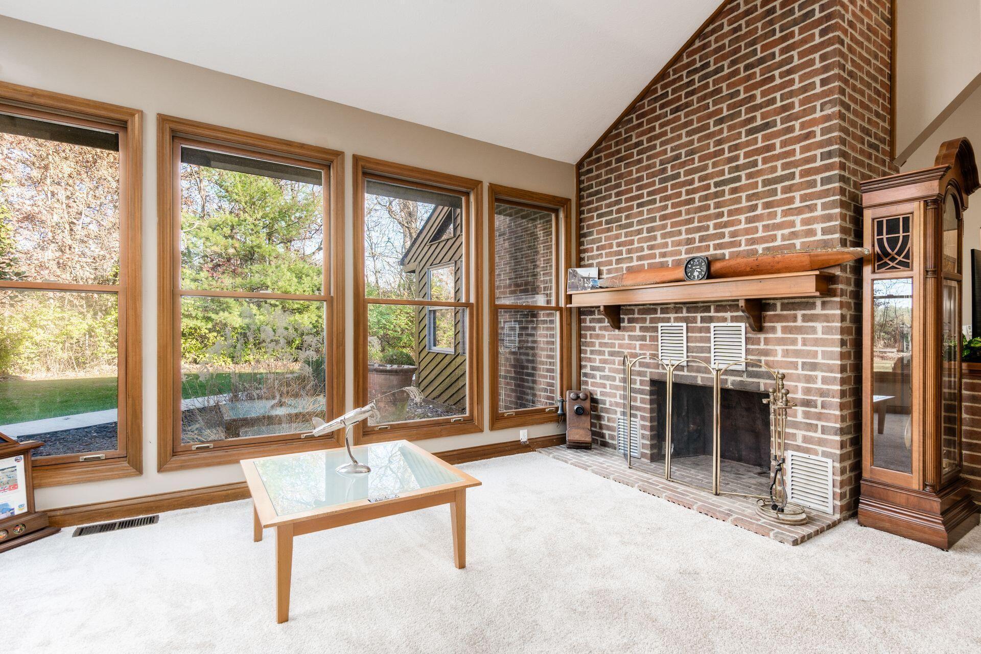 9083 Taylor Road Orient, OH 43146 - Photo 44 of 93 Morning Room w/Fireplace