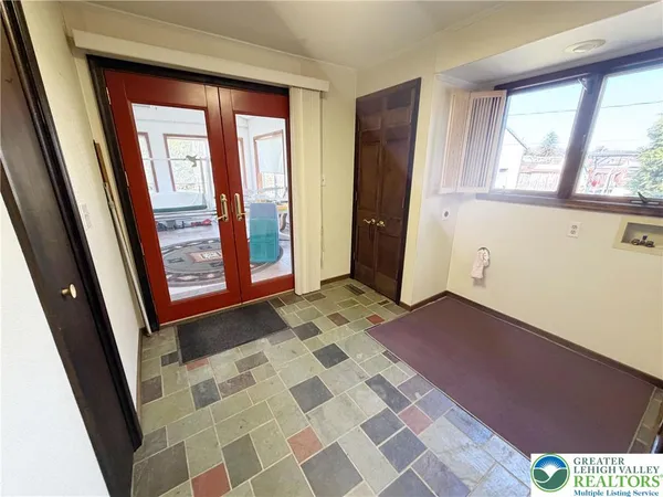 a view of front door