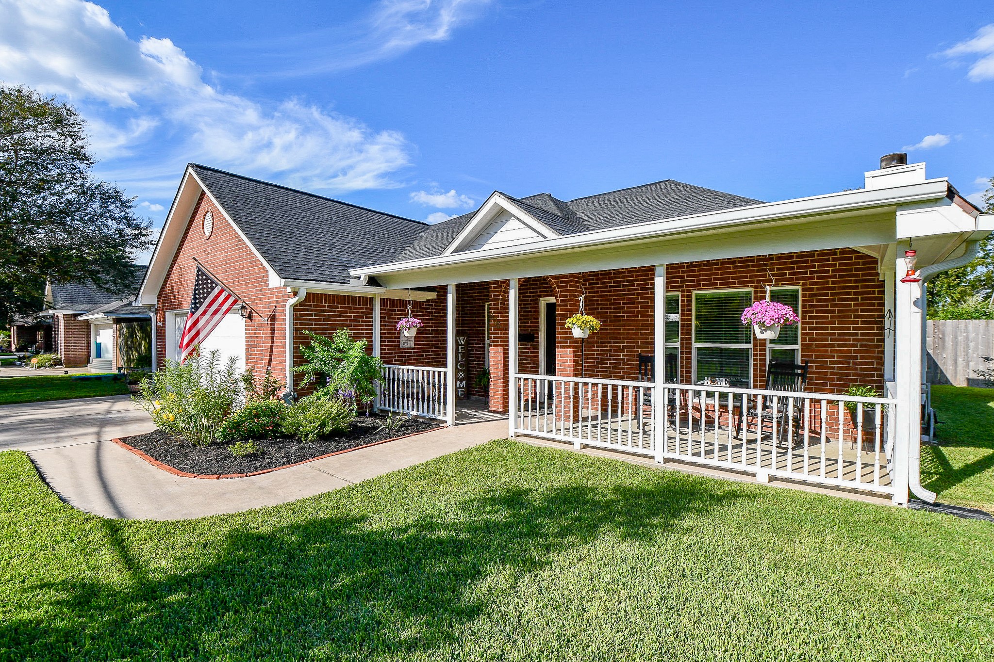 606 Walnut Street Sweeny, TX 77480 - Photo 2 of 28 It is "Move in Ready" and the new Front Porch elegantly graces this lovely home~ Pull up a chair and sit awhile!