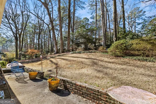 a view of outdoor space and yard