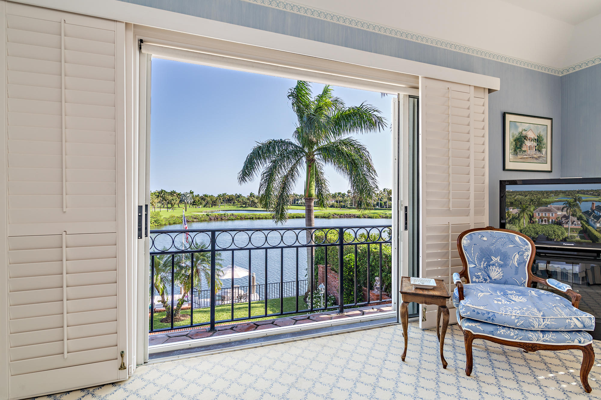 568 Island Drive Palm Beach, FL 33480 - Photo 21 of 34 a view of workspace with furniture and window