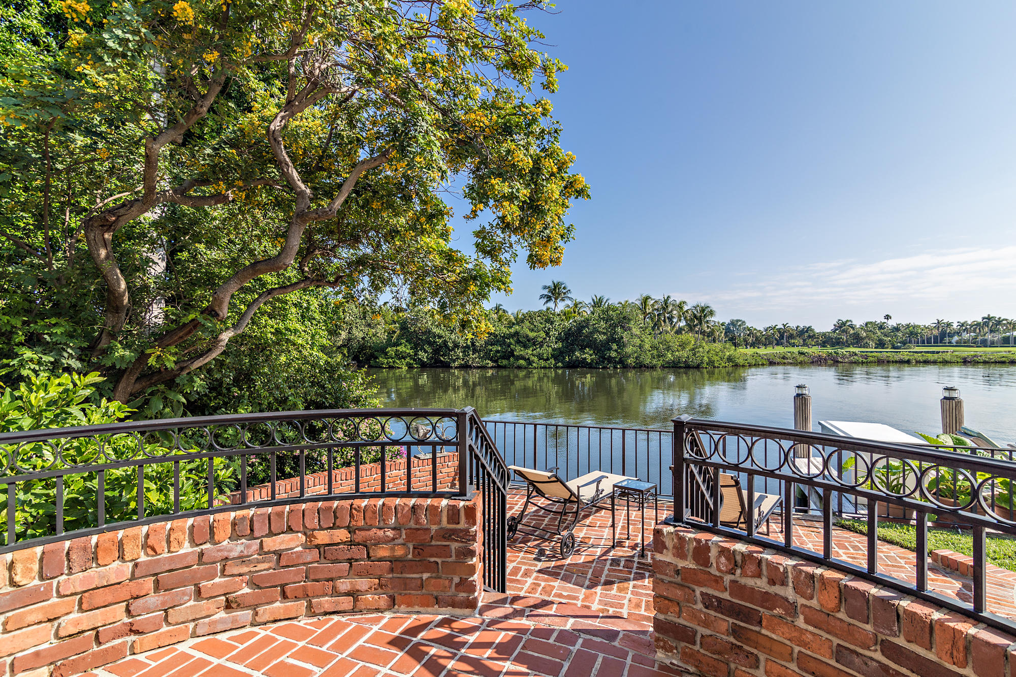 568 Island Drive Palm Beach, FL 33480 - Photo 30 of 34 a view of a balcony with lake view