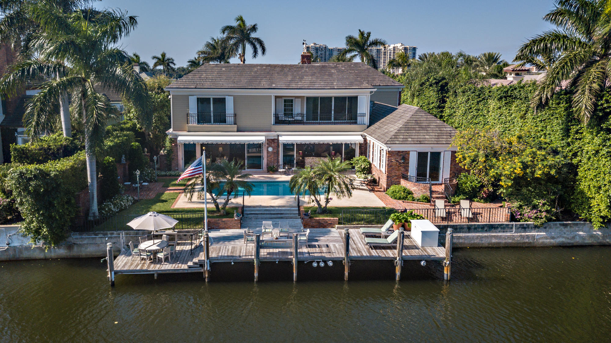 568 Island Drive Palm Beach, FL 33480 - Photo 5 of 34 a view of a house with pool table and chairs