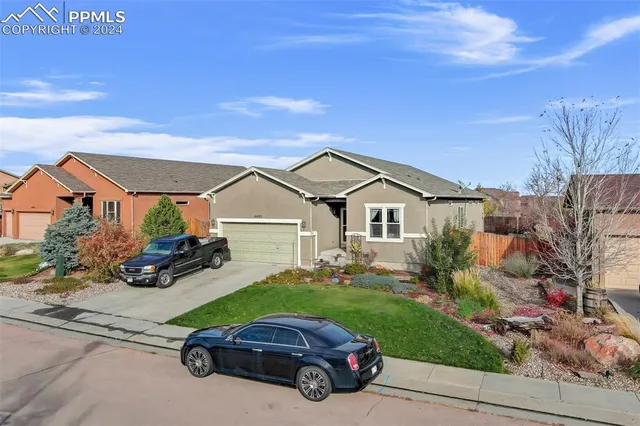 a car parked in front of a house